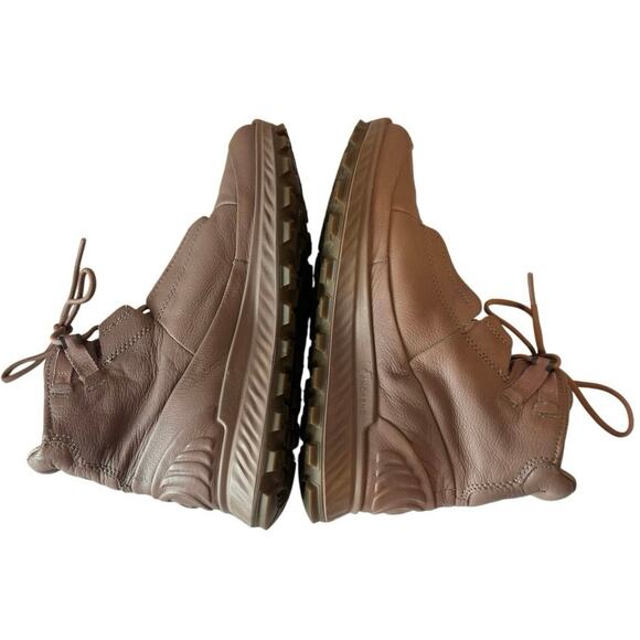 Ecco Womens Exostrike Leather Hiking Ankle Boot Size 39 (8-8.5 US) Morel Outdoor - Picture 3 of 7